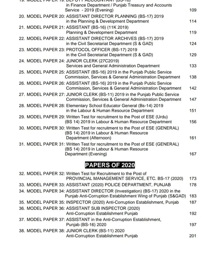 PPSC Solved Model Paper by Imtiaz Shahid | 99th Edition